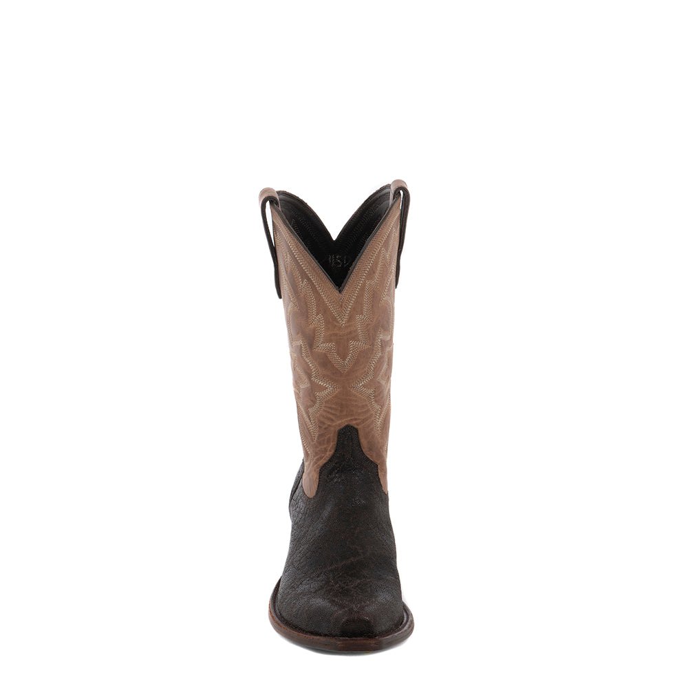 Men's Nicotine Elephant Cowboy Boot Natural Horween