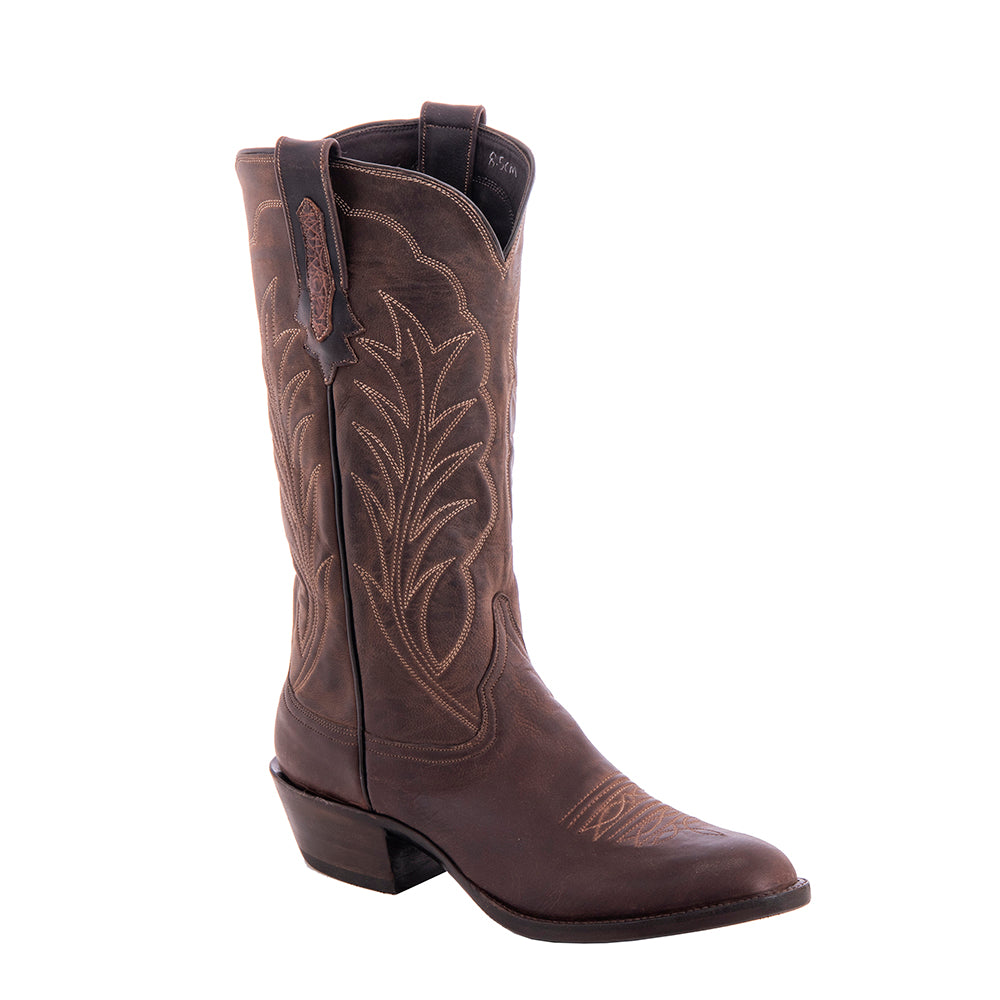 Ladies Cowboy 13-2 Tobac Goat Winn Stitch Toe Bug