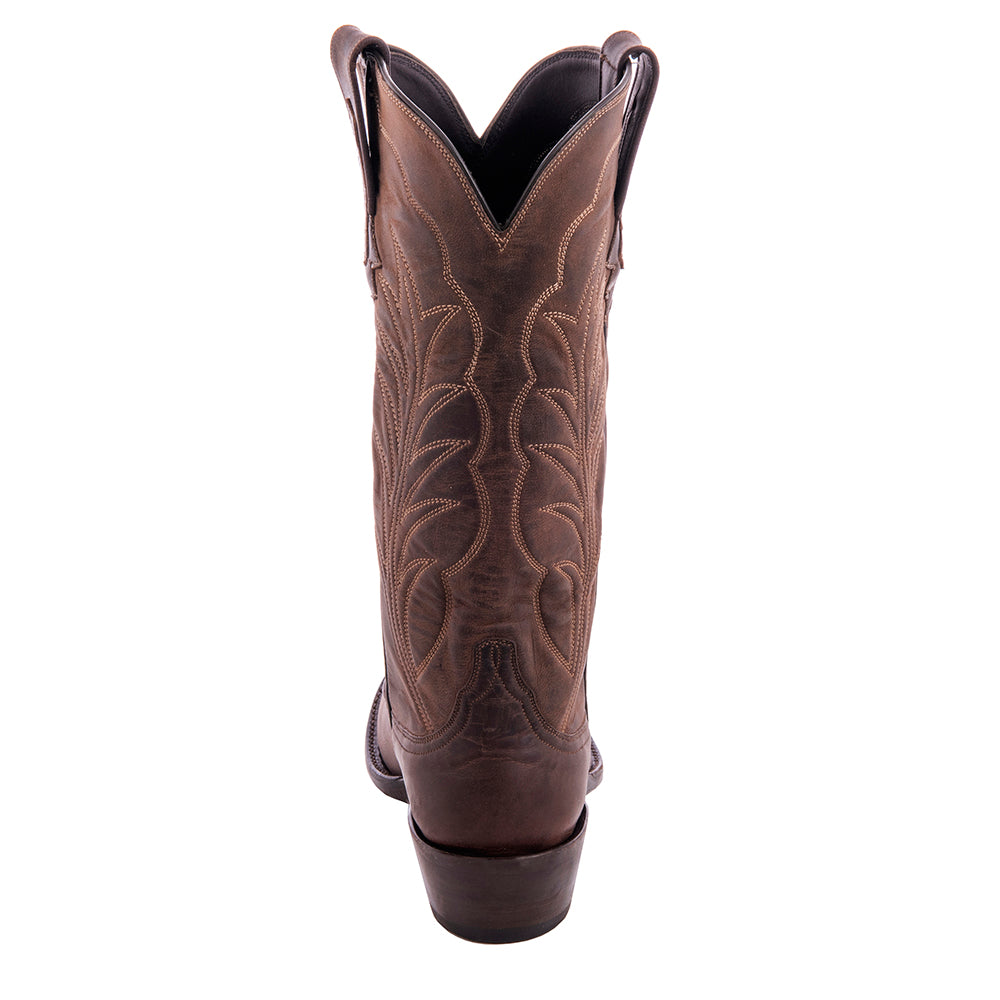 Ladies Cowboy 13-2 Tobac Goat Winn Stitch Toe Bug