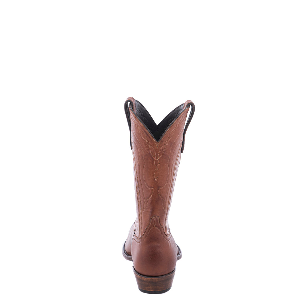 Men's Burnished British Tan Aniline Cowboy TB