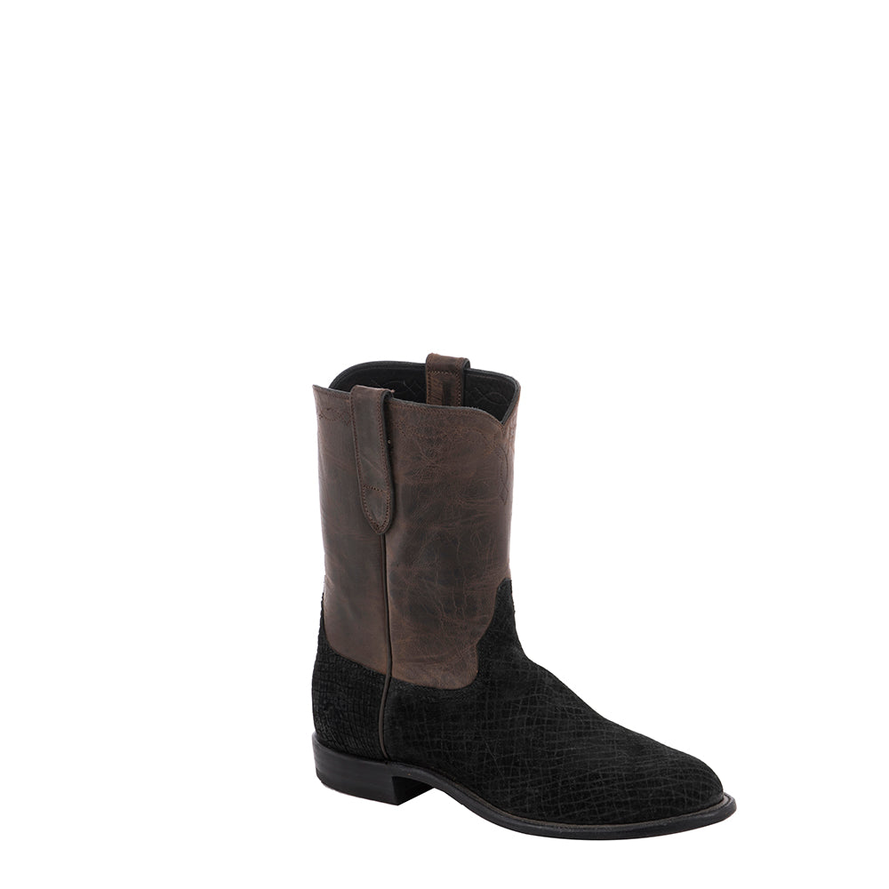 Men's 10" Roper BK Hippo / Tobac Goat