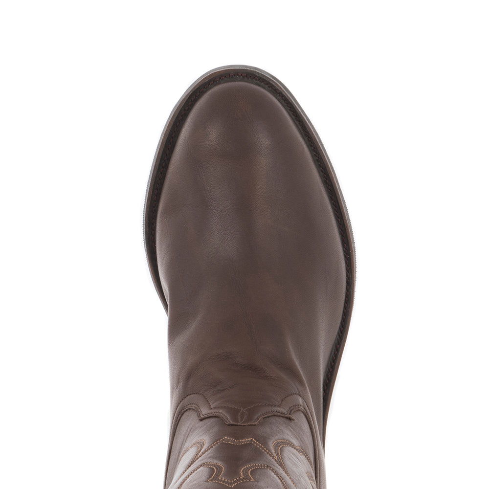 Men's Roper 12-2 Brown Aniline Crown Stitch