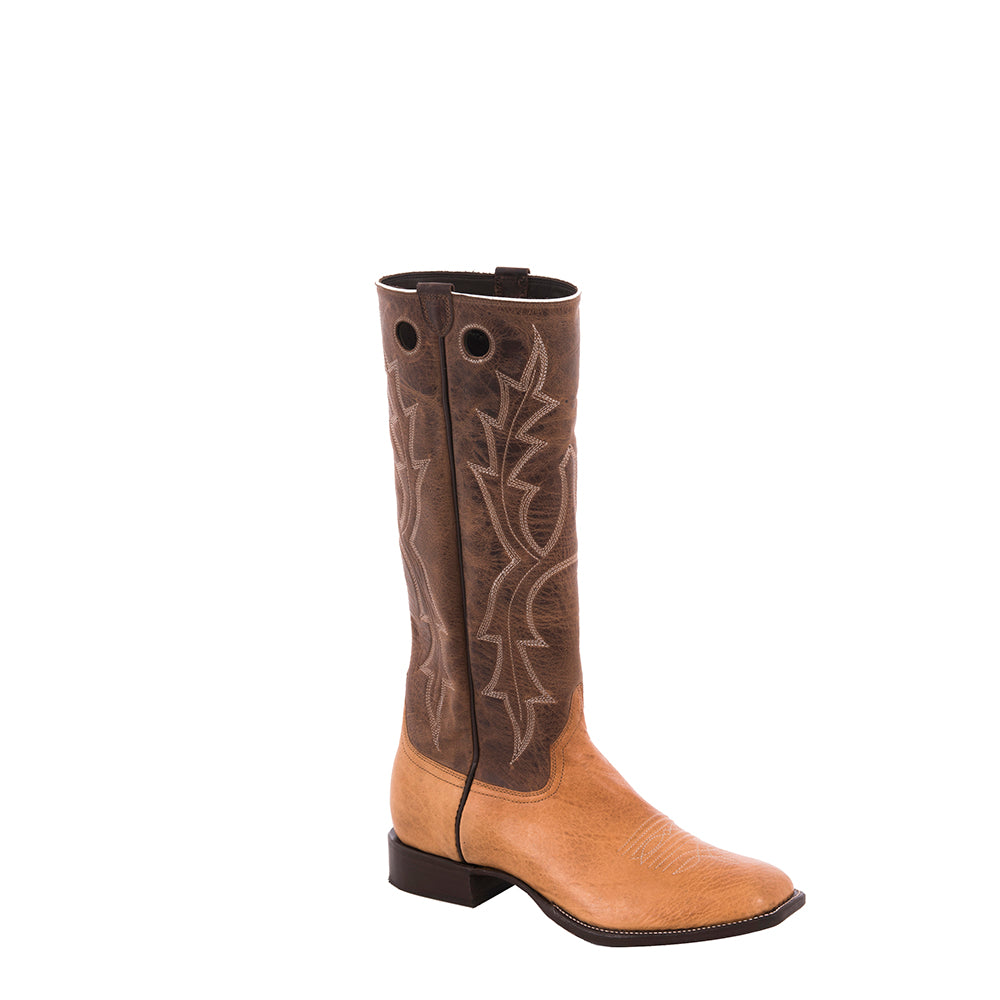 Men's Cowboy Honey Bison Canella Goat Crown S Pull Holes