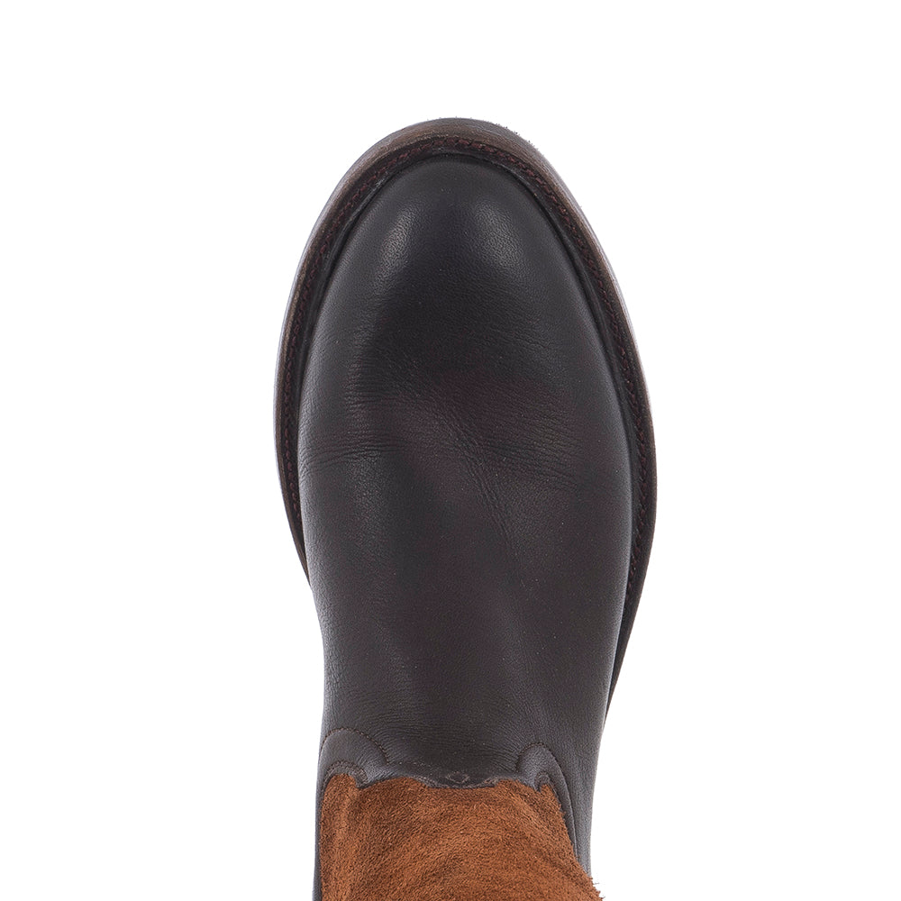 Men's Roper CH Aniline Rust Suede Upper Covered Side Seam