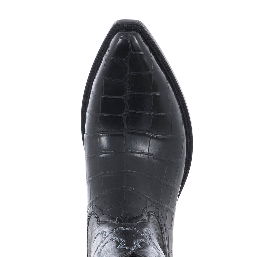 Men's Cowboy BK Gator Anl Crown Stitch