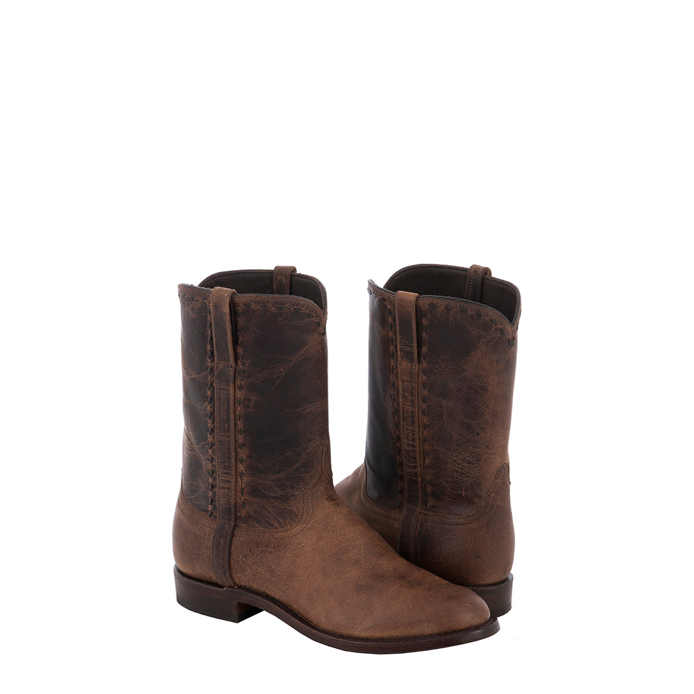 Men's 10" Roper Canella Goat w/ Buckstitch