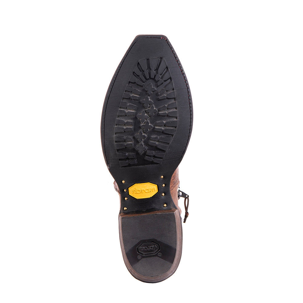 Men's Shorty Cigar Pull Up Caiman Canella Goat