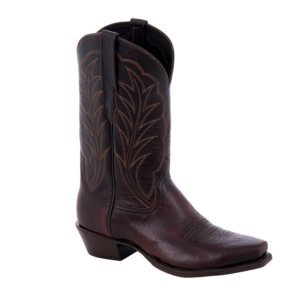 Men's Cowboy 12-2 Mocha Bison Winn Stitch Toe Bug