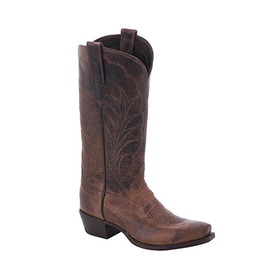 Ladies 13" Canella Goat Winn Stitch Toe Bug Cowboy Boot