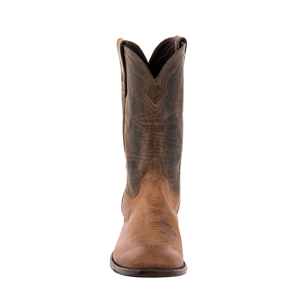 Men's Cowboy Canella Goat Arrow Stitch Tobac Goat Upper