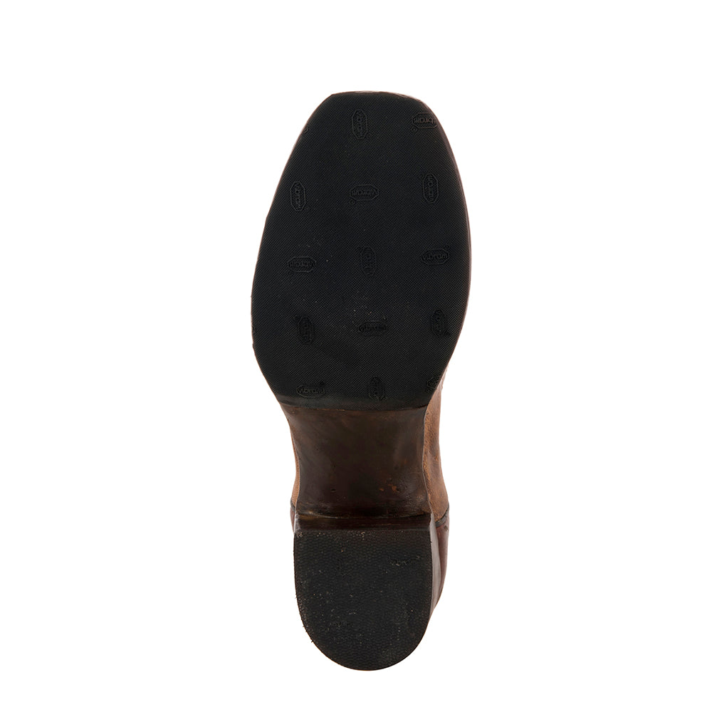 Men's Cowboy Canella Goat Arrow Stitch Tobac Goat Upper