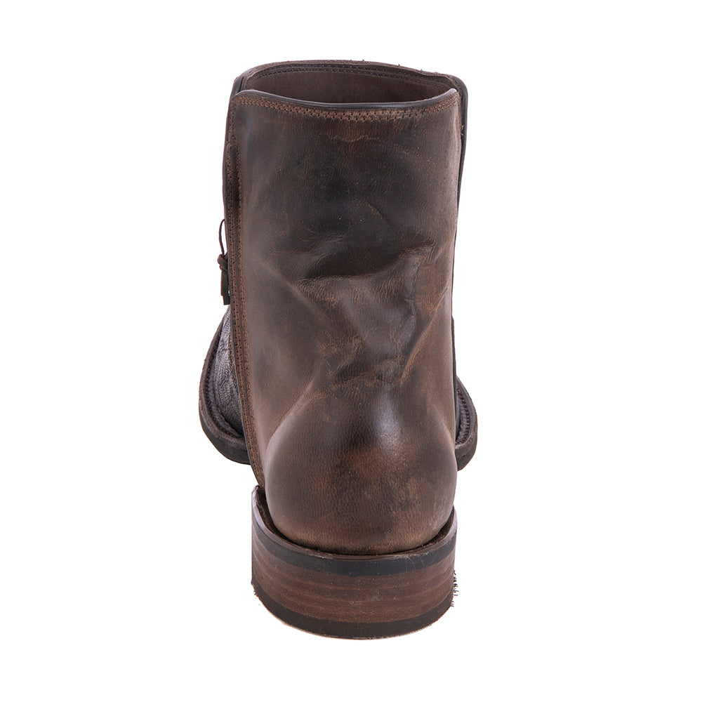 Men’s Nicotine Elephant Short Zip Boots with Mini Vibram Sole