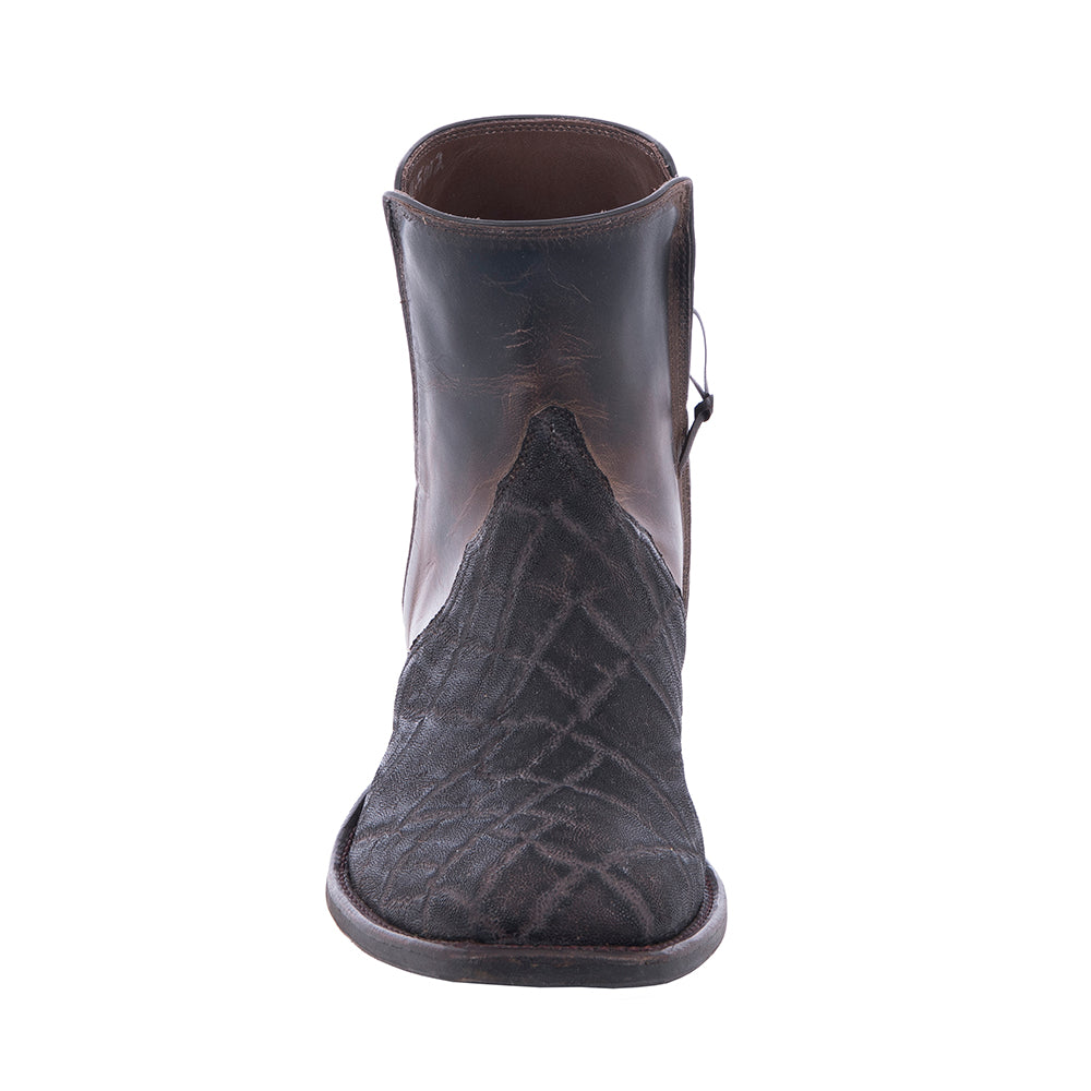 Men's Short Zip Nicotine Elephant Mini Vibram Sole