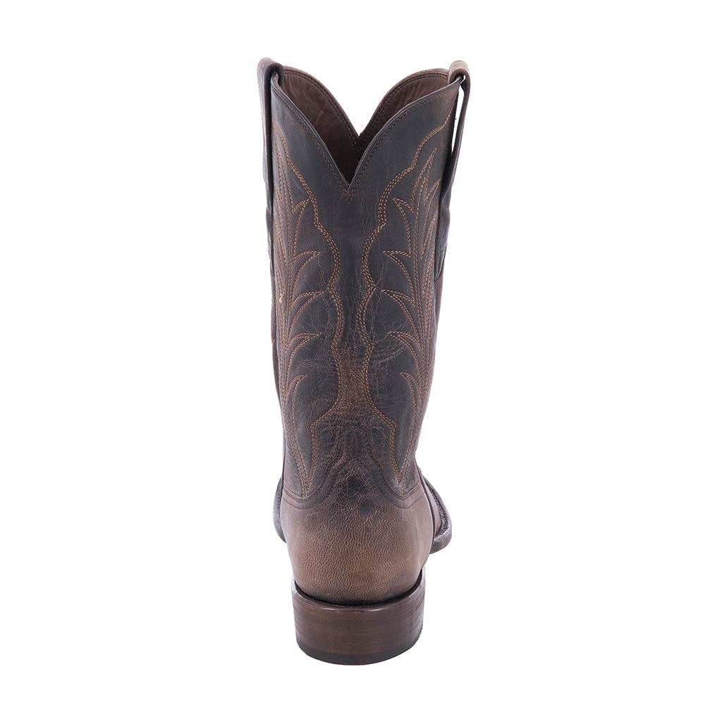 Men's 12" Tobac Goat Winn Stitch TB Cowboy Boot
