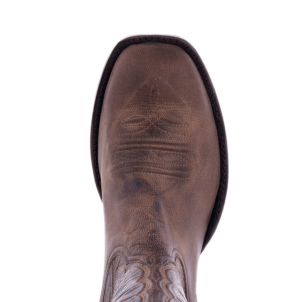 Men's 12" Tobac Goat Winn Stitch TB Cowboy Boot