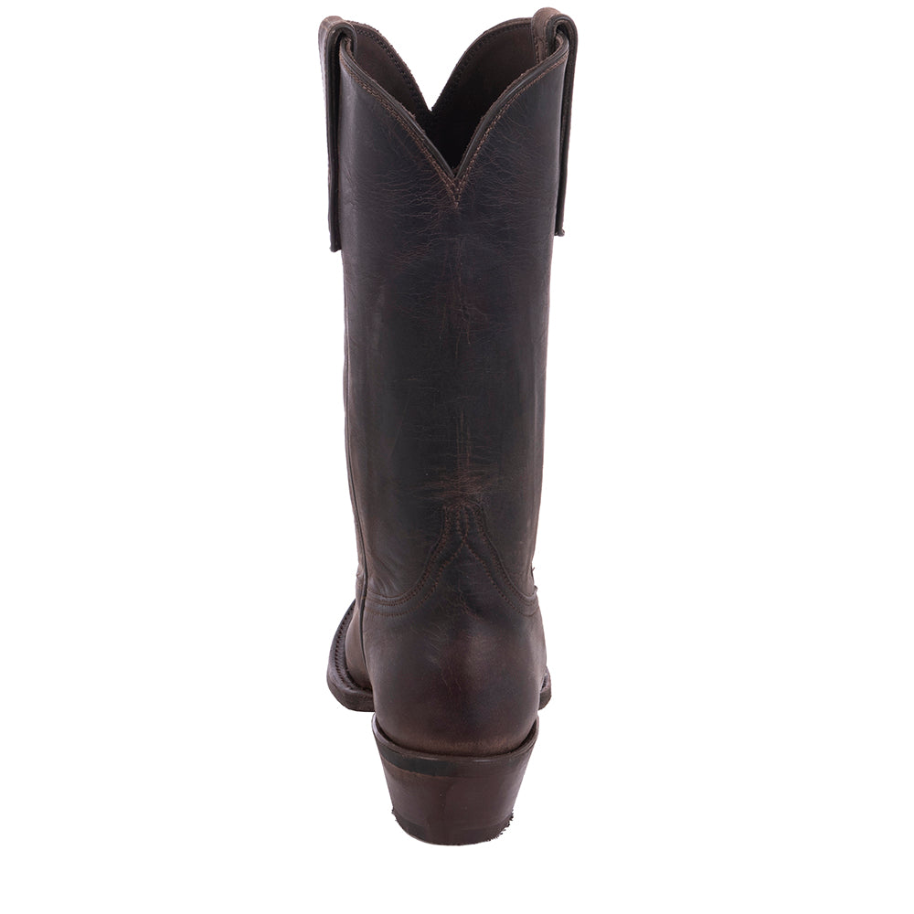 Ladies Cowboy 12" Tobac Goat Mini Vibram Sole