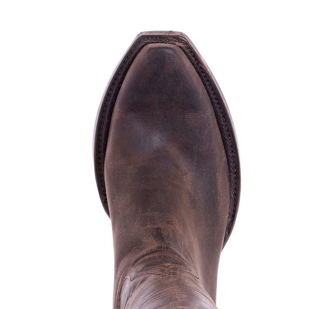 Ladies Cowboy 12" Tobac Goat Mini Vibram Sole