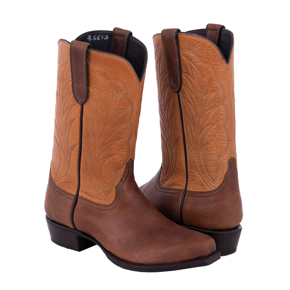 Men's 12" Cowboy Whiskey Bison Winn Stitch