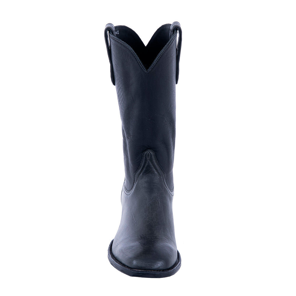 Men's Cowboy Black Bison/Black Analine