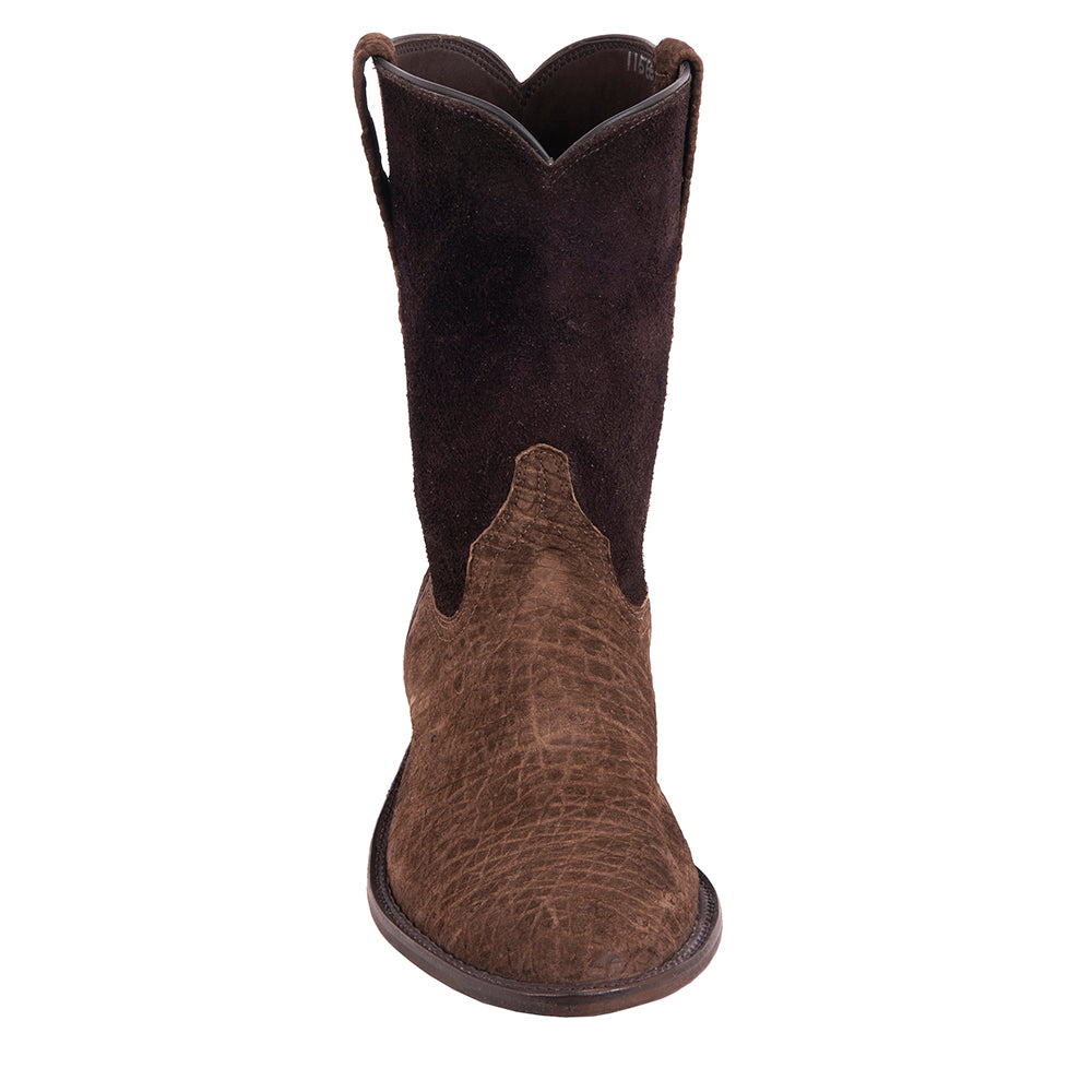 Men's 10-1 Roper Chocolate Hippo w/ Chocolate Suede
