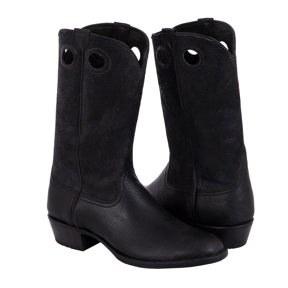 Men's Cowboy 12-2 Black Bison Black Break Goat