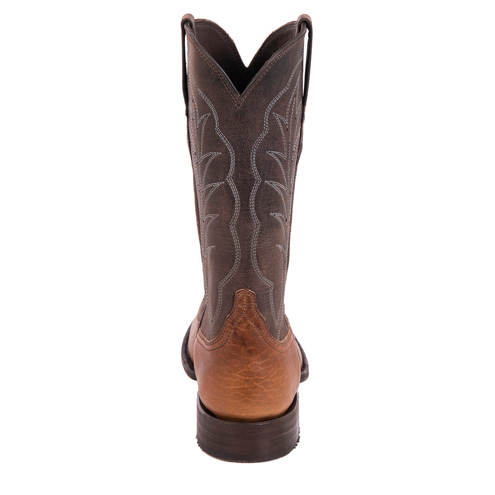 Men's Cowboy 12-2 Bourbon Bison/Tobac Goat Winn Stitch