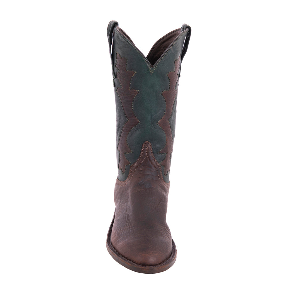Ladies Cowboy 10-2 Mocha Bison Renissance Green