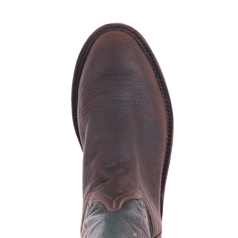 Ladies Cowboy 10-2 Mocha Bison Renissance Green