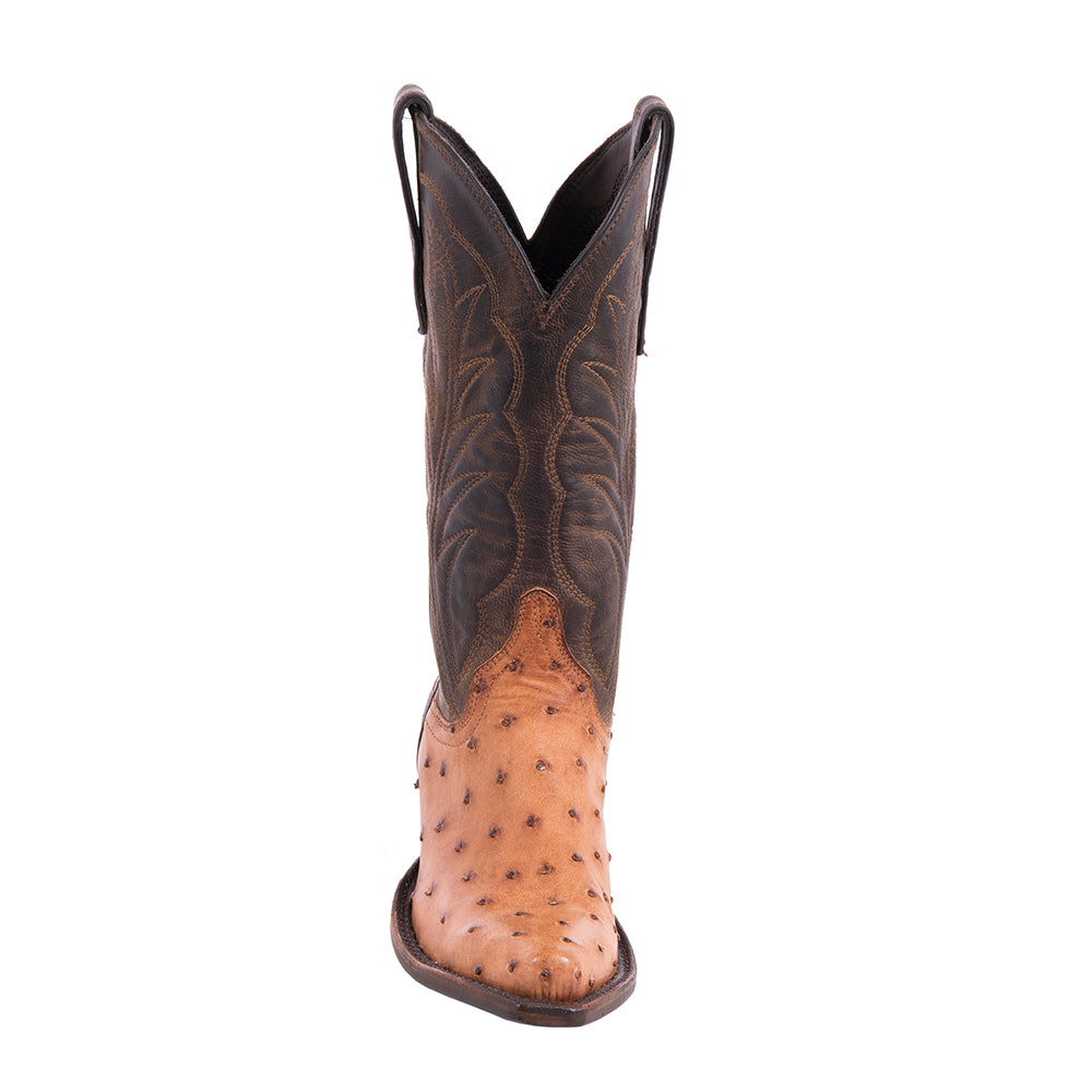 Ladies Cowboy 12-2.5 Brandy FQ Ostrich/Canella Goat Winn Stitch