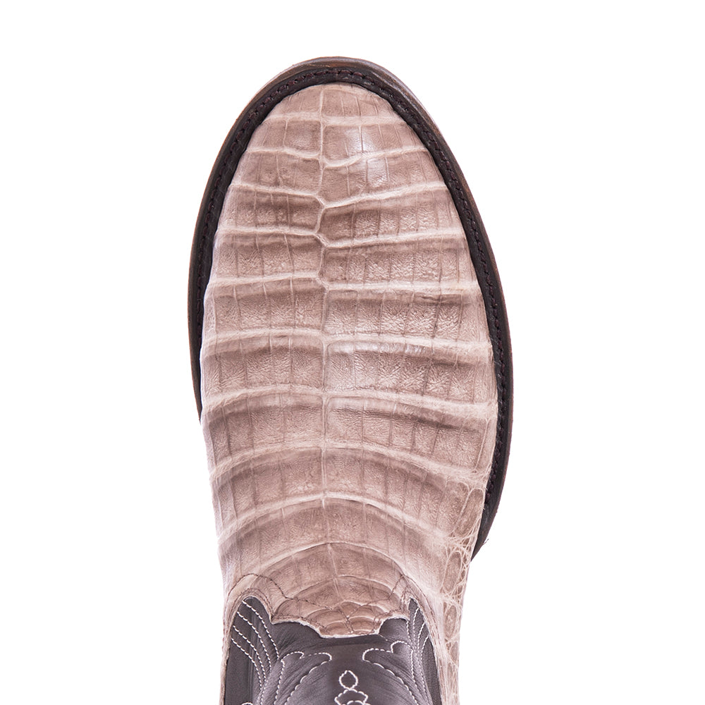 Men's Cowboy 12-2 Natural Caiman/Chocolate Moto