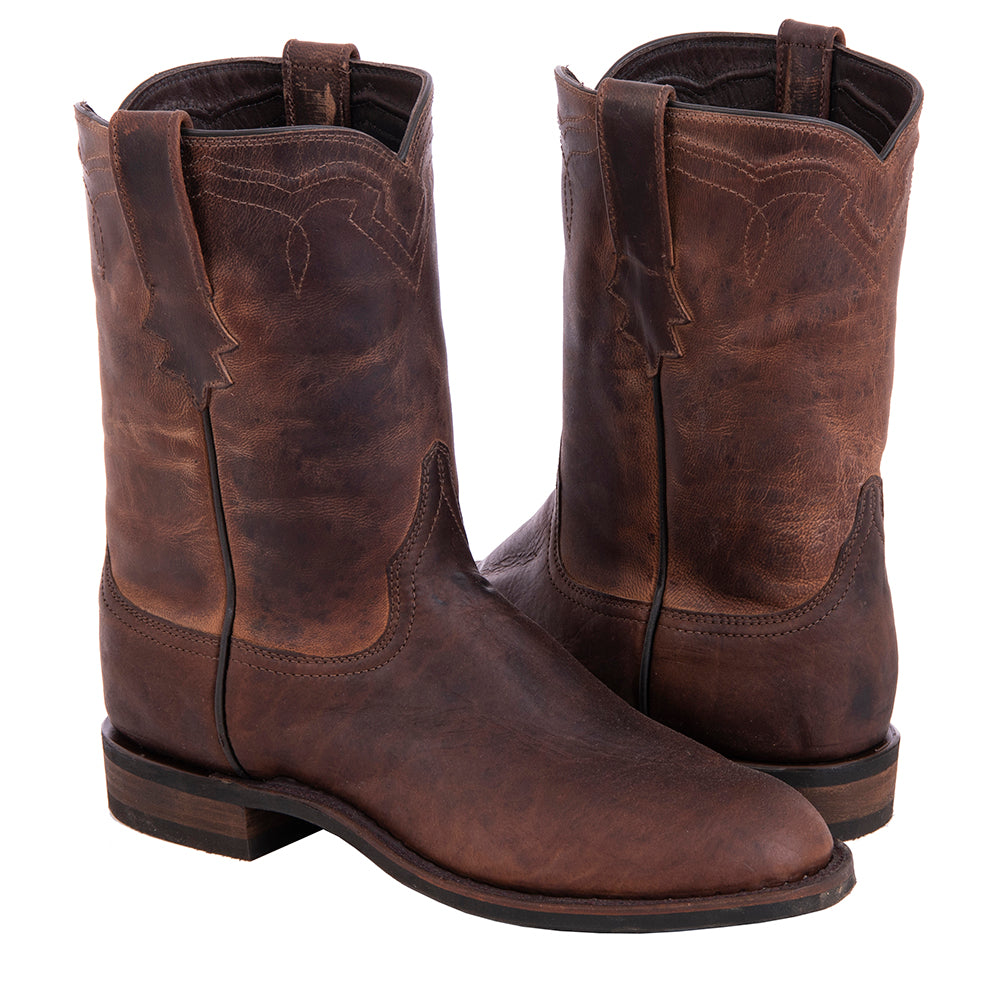 Men's Cowboy 10-1 Mocha Bison/Canella Goat 12-2-Corded