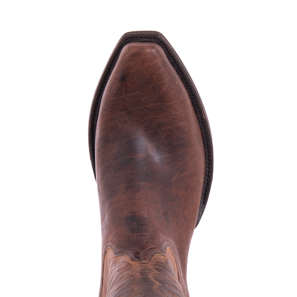 Men's Cowboy 12-2 Mocha Bison Canella Goat Winn Stitch MV Sole