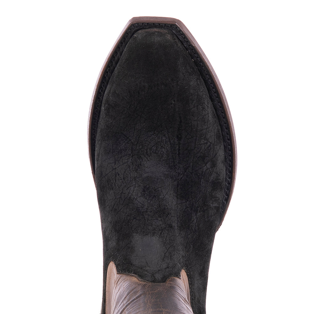 Men's Cowboy 12-2 Black Hippo/Tobac Goat Mini Vibram Sole