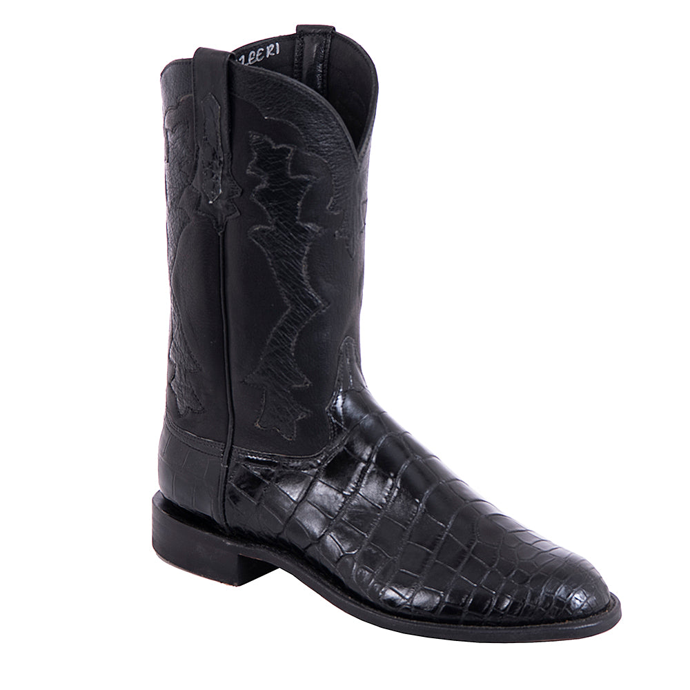 Mens Roper 12-2.5 BK Gloss Am Gator/BK Aniline MV Soles