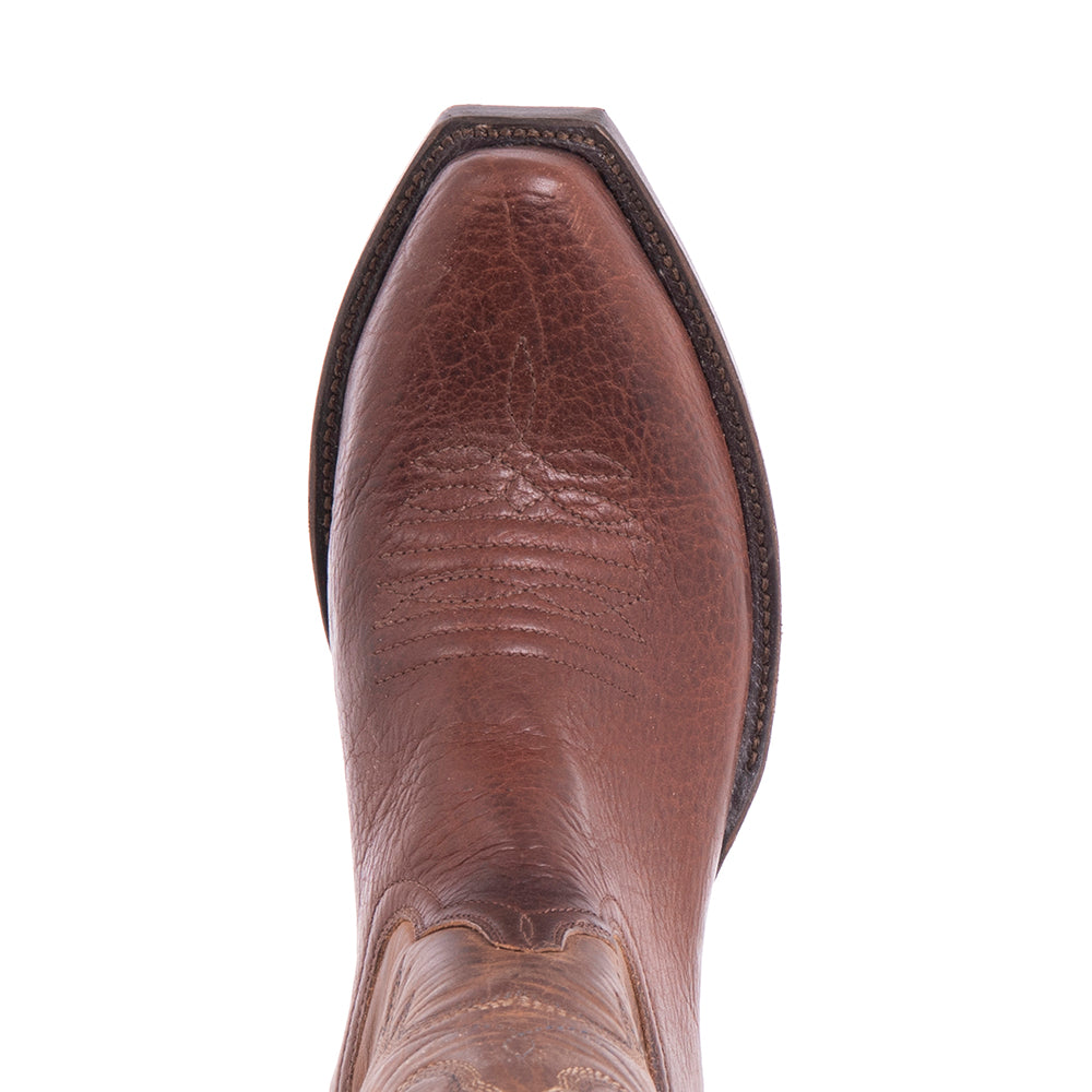 Ladies Cowboy 12/2.5 Mocha Bison/Canella Goat Old Nugget Stitch