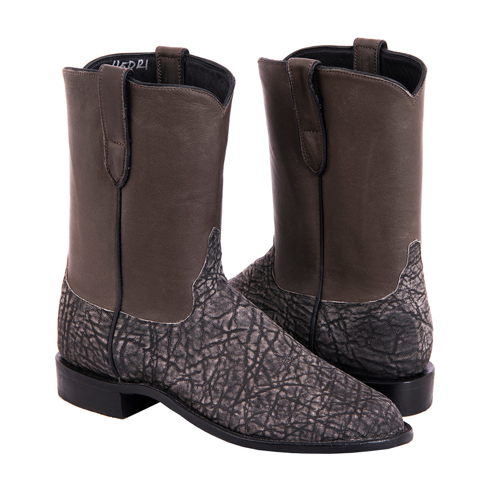 Men's Roper 10-1 Safari Grey Elephant/Grey Aniline