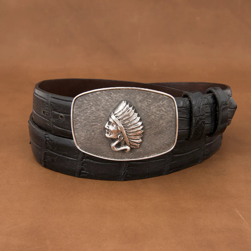 SST CROSSHATCH COLT BUCKLE W/ SIDE CHIEF