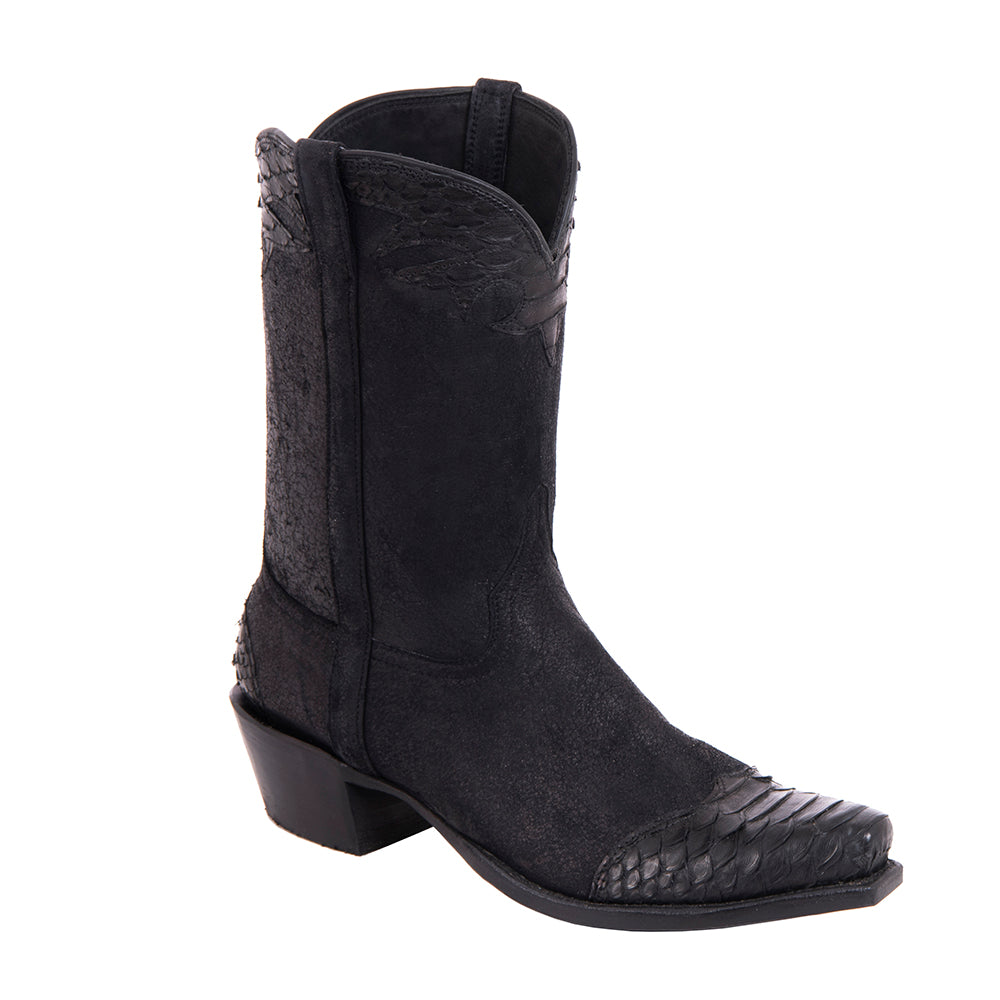 Ladies Cowboy 10-2 Black Break w/Black Python WT, HF, Collar