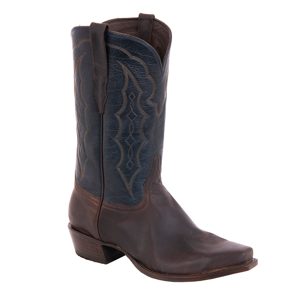 Mens Cowboy 12-2 Canella Goat/Blue Bison w/12-2 FL1 Stitch