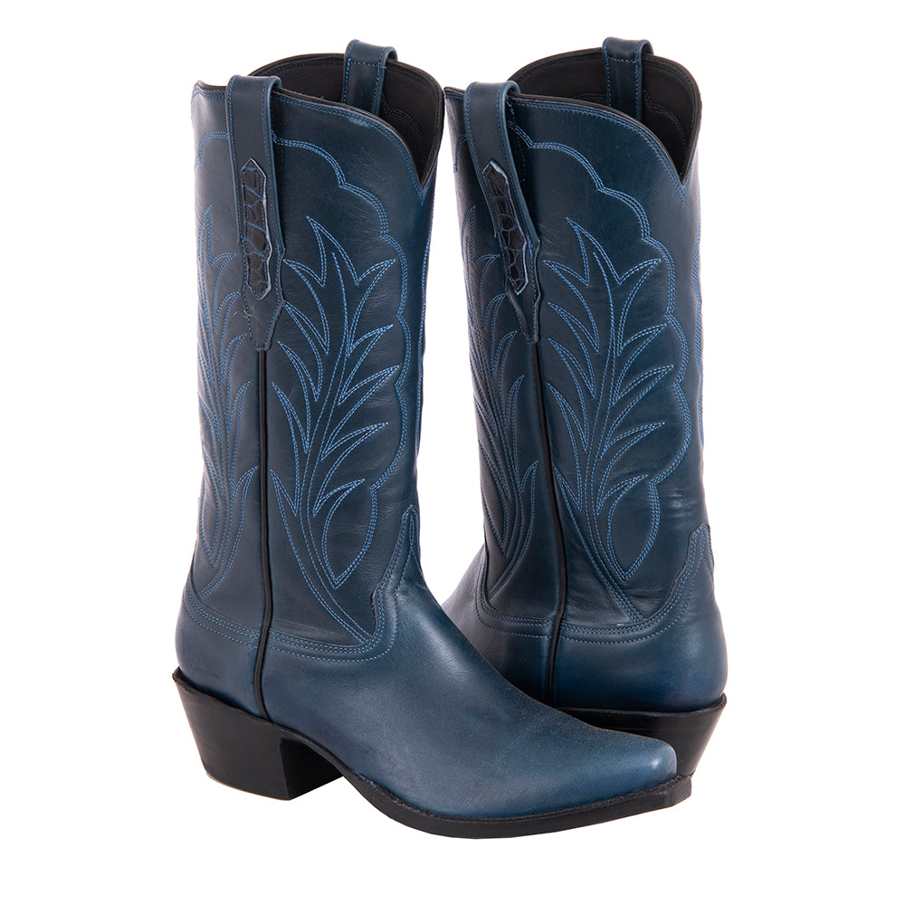 Ladies Cowboy 13-2 Blue Diablo Winn Stitch