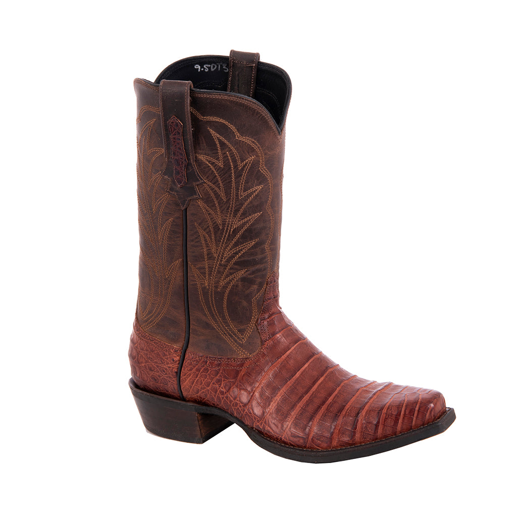 Men's Cowboy 12-2 Raisin Croc/Canella Goat Winn Stitch Mini Vibram