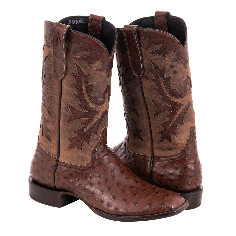 Men's Cowboy 12-2 Kango CC FQ Ostrich/Canella Goat Fern Inlay