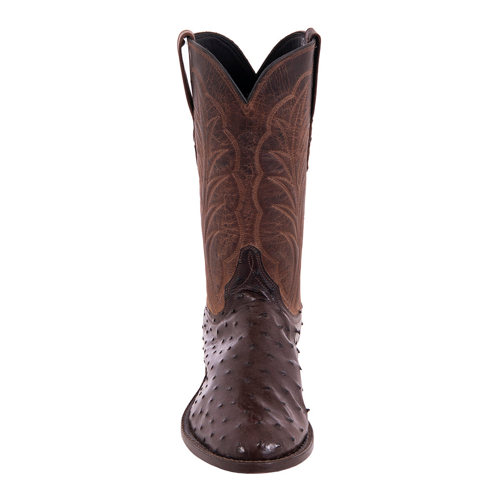 Men's Cowboy 12-2 Nicotine FQ Ostrich/Canella Goat Winn MV Soles