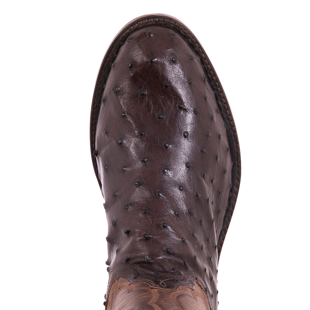 Men's Cowboy 12-2 Nicotine FQ Ostrich/Canella Goat Winn MV Soles