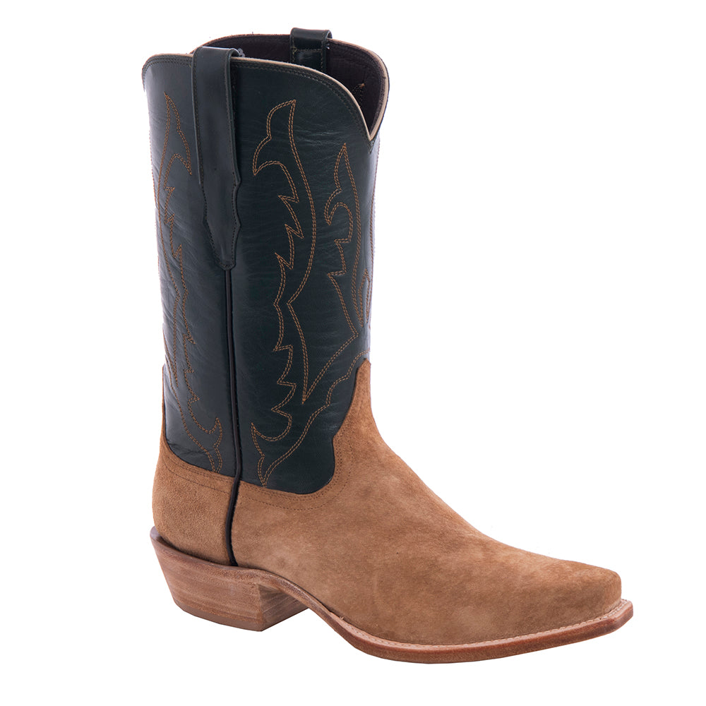 Men's Dunn Boar Green Velvet Cowboy Boot
