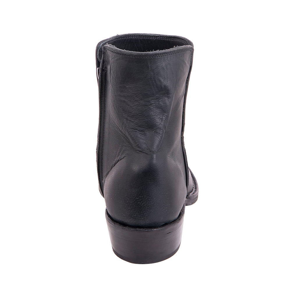 Mens Short Zip Black Mad Dog Goat Toe Bug