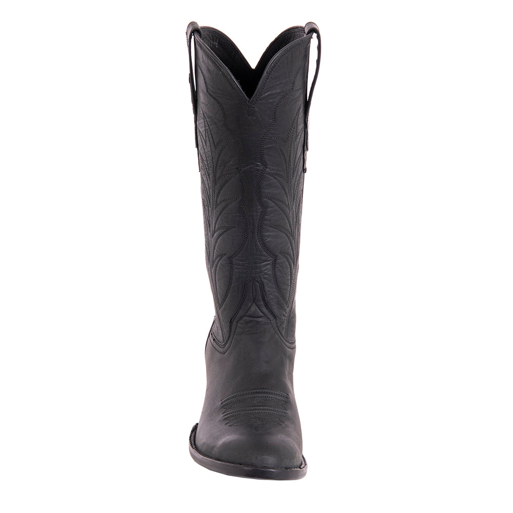 Ladies Cowboy 13-2 Black Mad Dog Winn Stitch Toe Bug