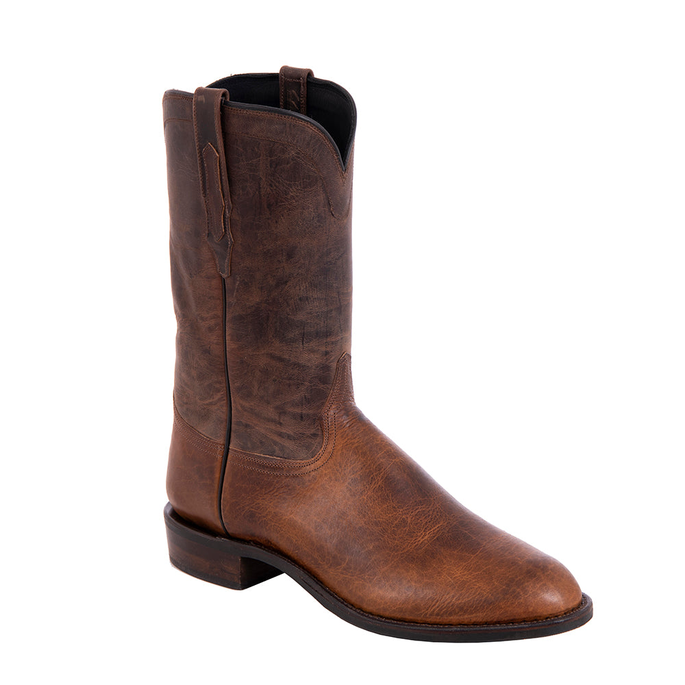 Men's Roper 12-2.5 Saddle Bison/Canella Goat Mini Vibram