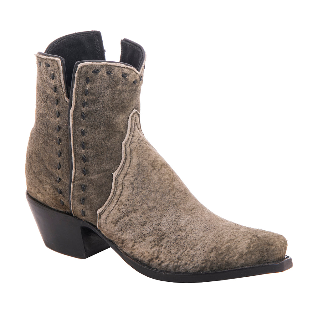 Ladies Short Green Break Goat Black Buckstitch