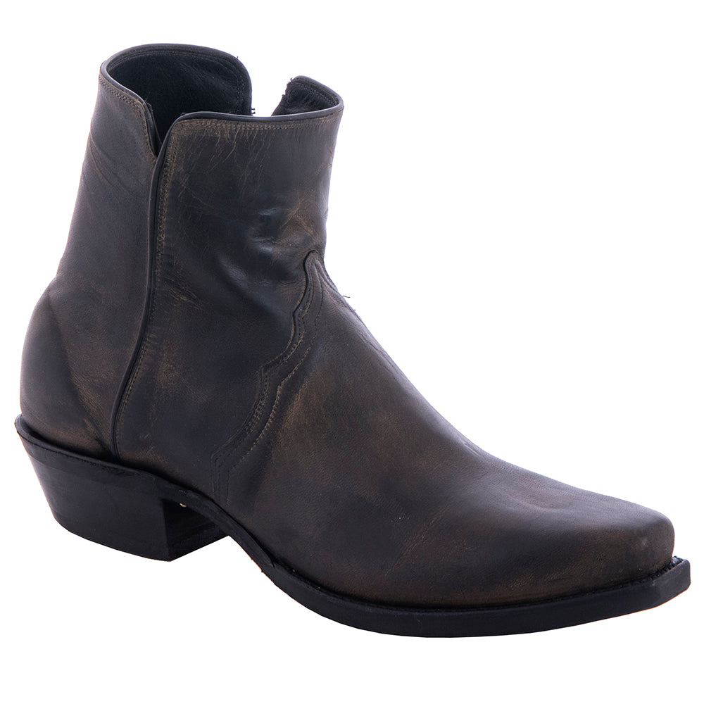Men's Short Grey Goat Boot